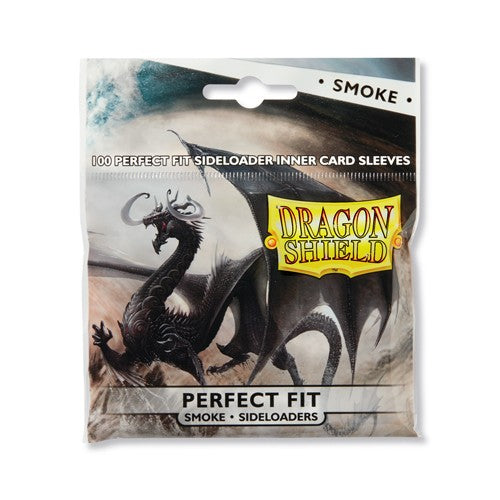 Dragon Shield Perfect Fit Sideloaders Sleeve - Smoke  100ct | Red Riot Games CA