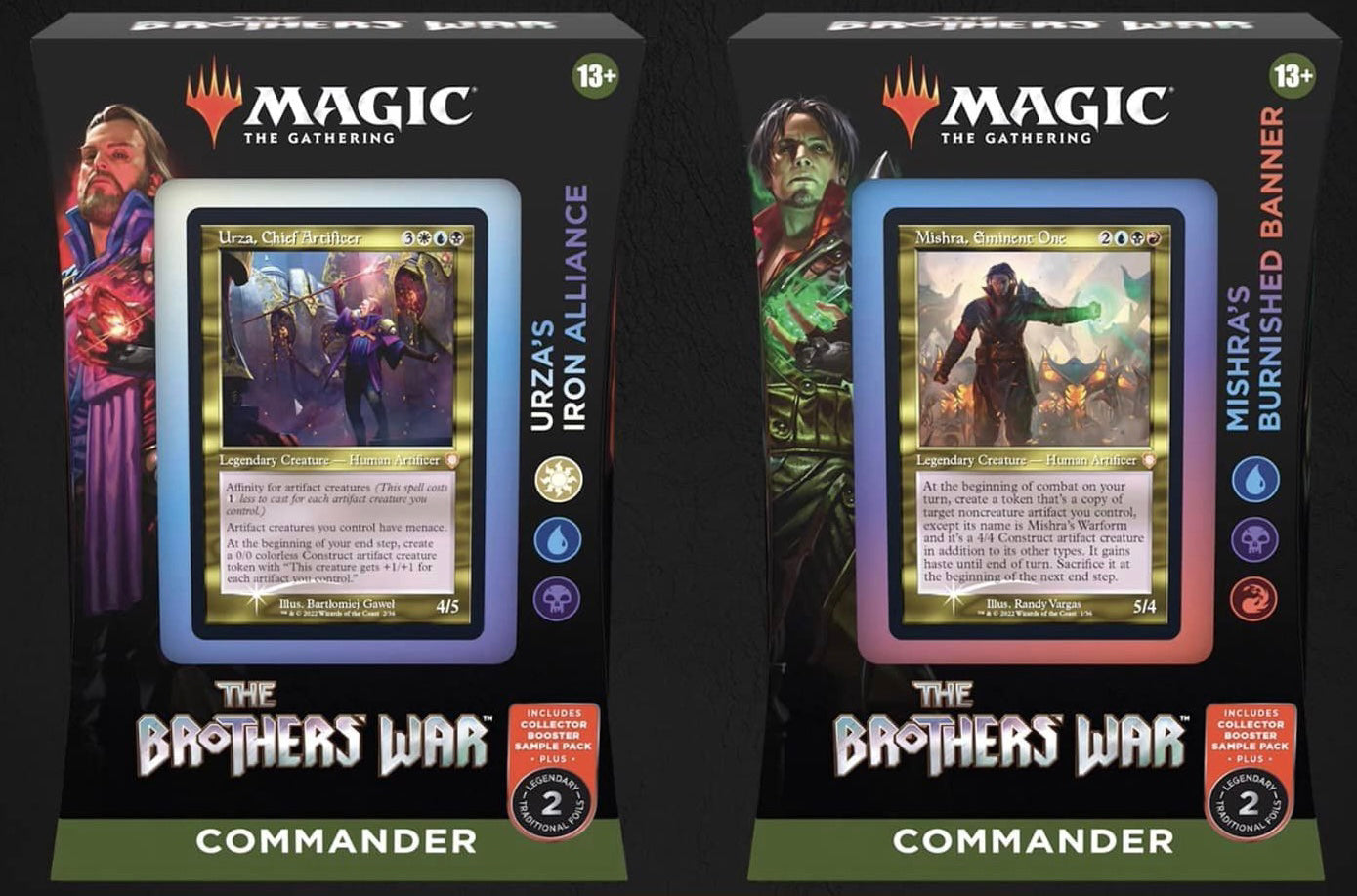 BROTHER'S WAR COMMANDER SET OF 2 Red Riot Games CA BROTHER'S WAR COMMANDER SET OF 2 Red Riot Games CA