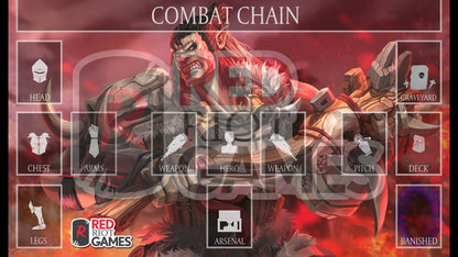 Flesh and Blood Brute Playmat by Red Riot Games