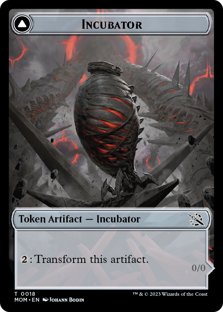Incubator // Phyrexian (18) Double-Sided Token [March of the Machine Tokens] | Red Riot Games CA