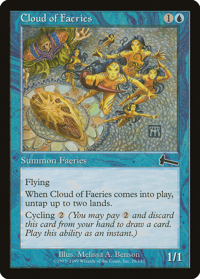Cloud of Faeries [Urza's Legacy] | Red Riot Games CA