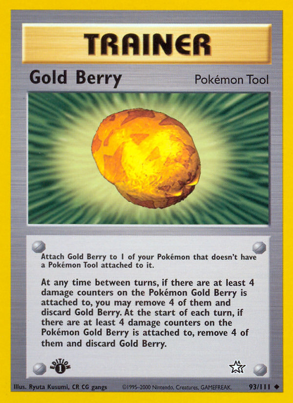 Gold Berry (93/111) [Neo Genesis 1st Edition] | Red Riot Games CA