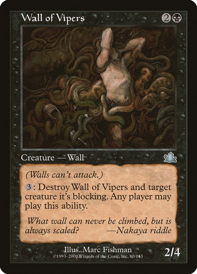 Wall of Vipers [Prophecy] | Red Riot Games CA