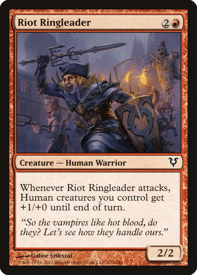 Riot Ringleader [Avacyn Restored] | Red Riot Games CA