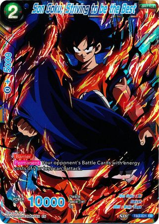 Son Goku, Striving to be the Best (TB3-021) [Clash of Fates] | Red Riot Games CA