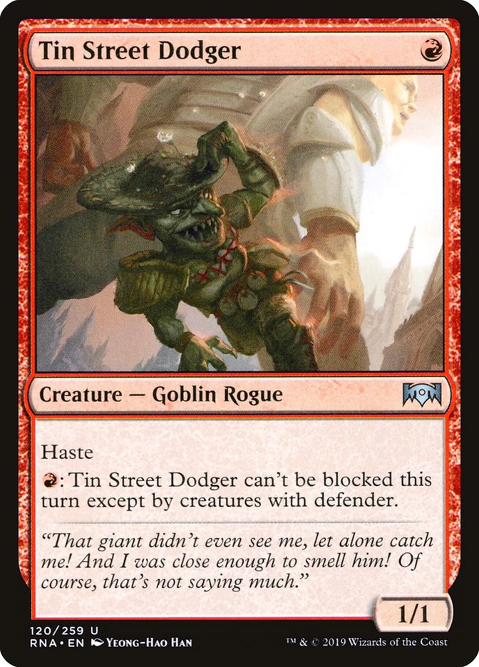 Tin Street Dodger [Ravnica Allegiance] | Red Riot Games CA