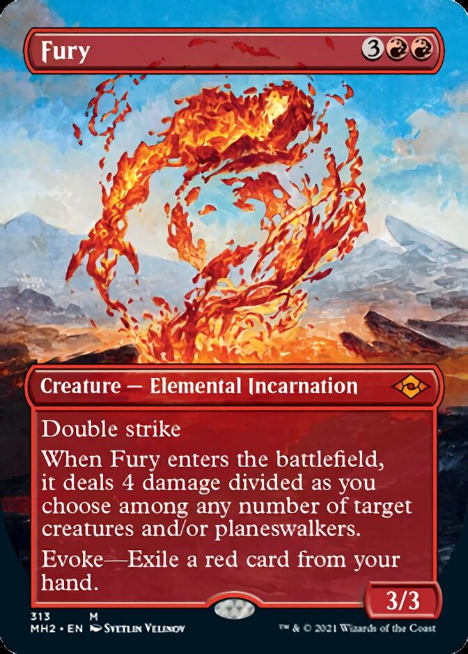 Fury (Borderless Alternate Art) [Modern Horizons 2] | Red Riot Games CA