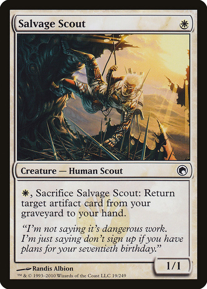 Salvage Scout [Scars of Mirrodin] | Red Riot Games CA