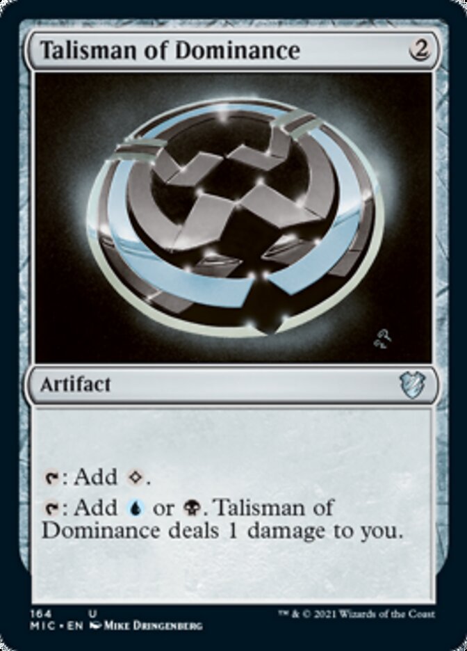 Talisman of Dominance [Innistrad: Midnight Hunt Commander] | Red Riot Games CA