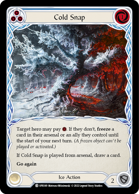 Cold Snap (Blue) [UPR149] (Uprising) | Red Riot Games CA