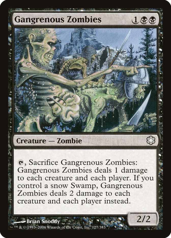 Gangrenous Zombies [Coldsnap Theme Decks] | Red Riot Games CA