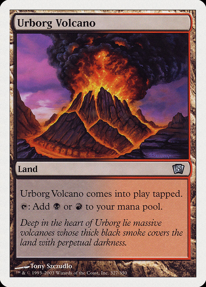 Urborg Volcano [Eighth Edition] | Red Riot Games CA