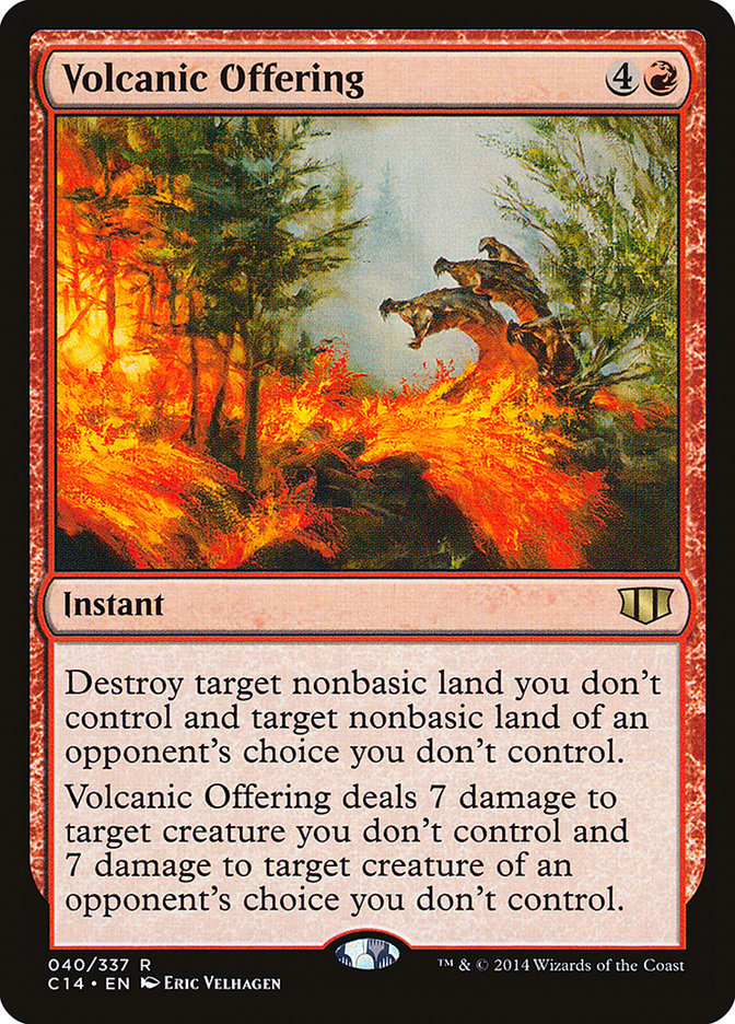 Volcanic Offering [Commander 2014] | Red Riot Games CA