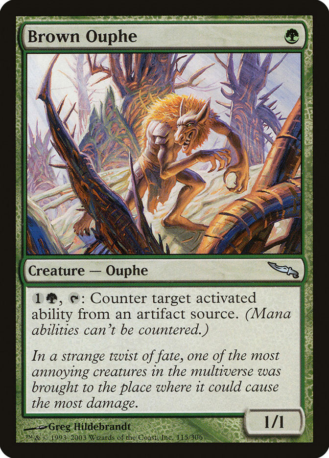 Brown Ouphe [Mirrodin] | Red Riot Games CA