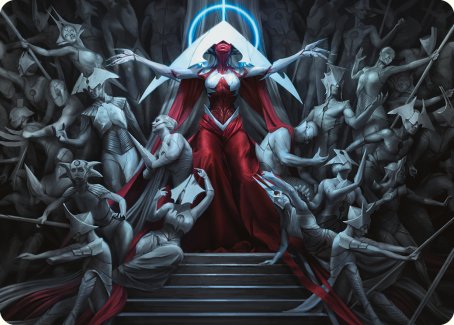 Elesh Norn, Mother of Machines Art Card [Phyrexia: All Will Be One Art Series] | Red Riot Games CA