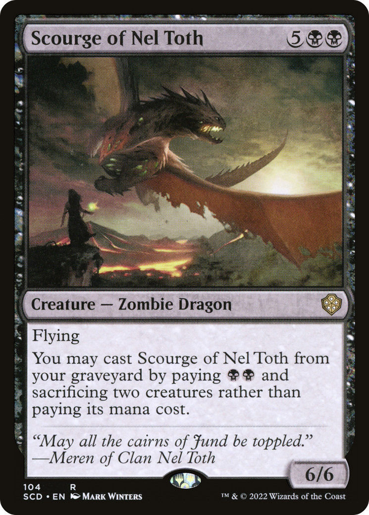 Scourge of Nel Toth [Starter Commander Decks] | Red Riot Games CA