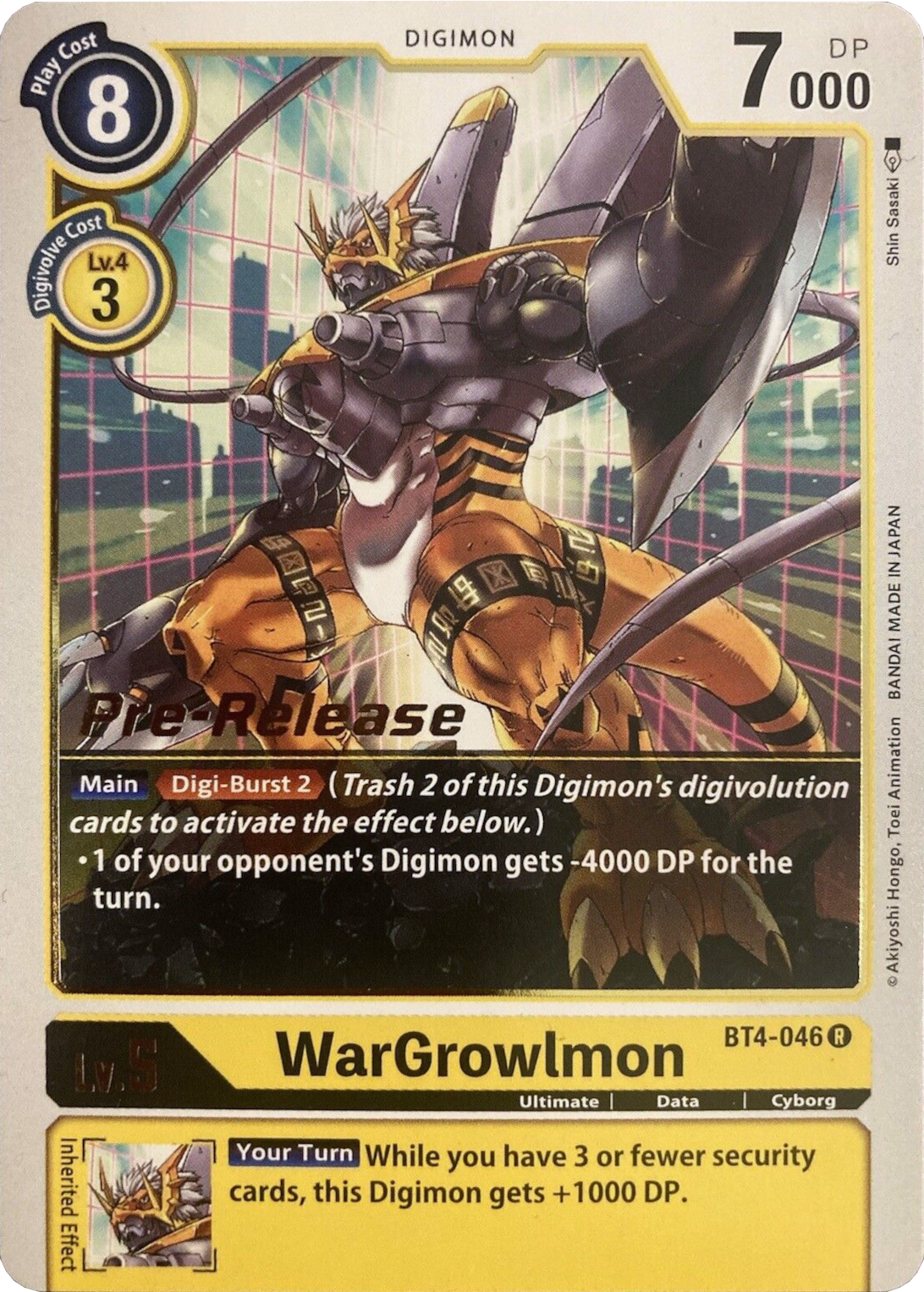 WarGrowlmon [BT4-046] [Great Legend Pre-Release Promos] | Red Riot Games CA