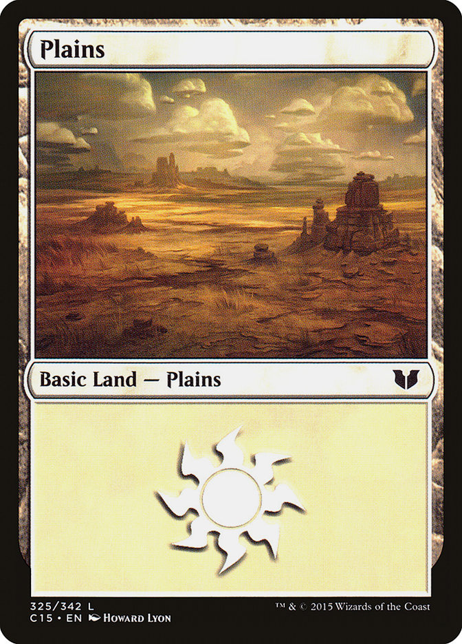 Plains (325) [Commander 2015] | Red Riot Games CA