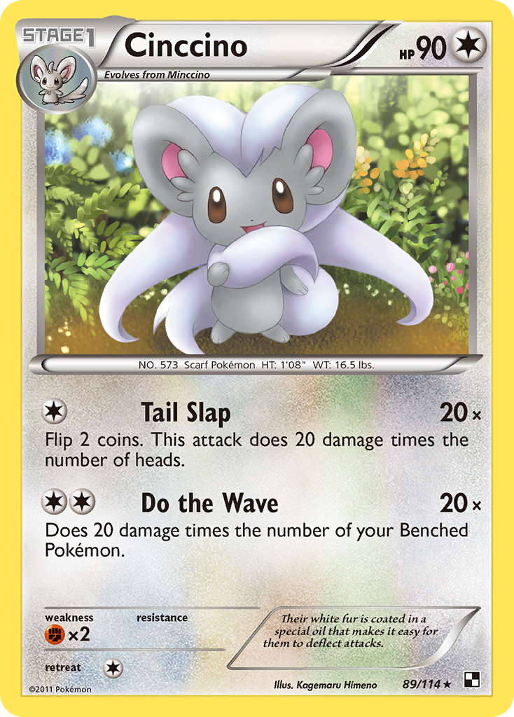 Cinccino (89/114) [Black & White: Base Set] | Red Riot Games CA