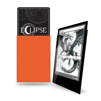 Ultra PRO: Standard 100ct Sleeves - Eclipse Gloss (Pumpkin Orange)