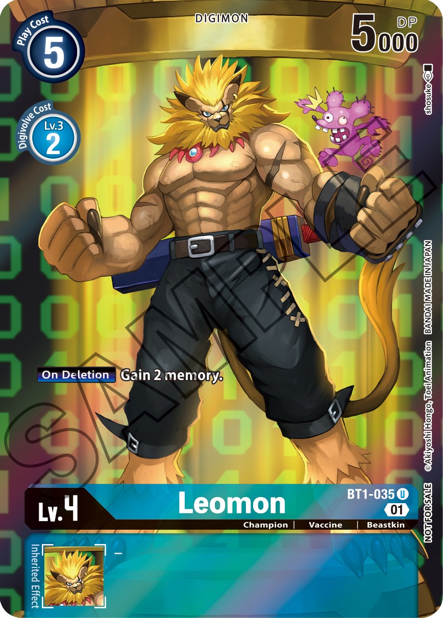 Leomon [BT1-035] (Tamer's Card Set 1) [Release Special Booster Ver.1.0] | Red Riot Games CA