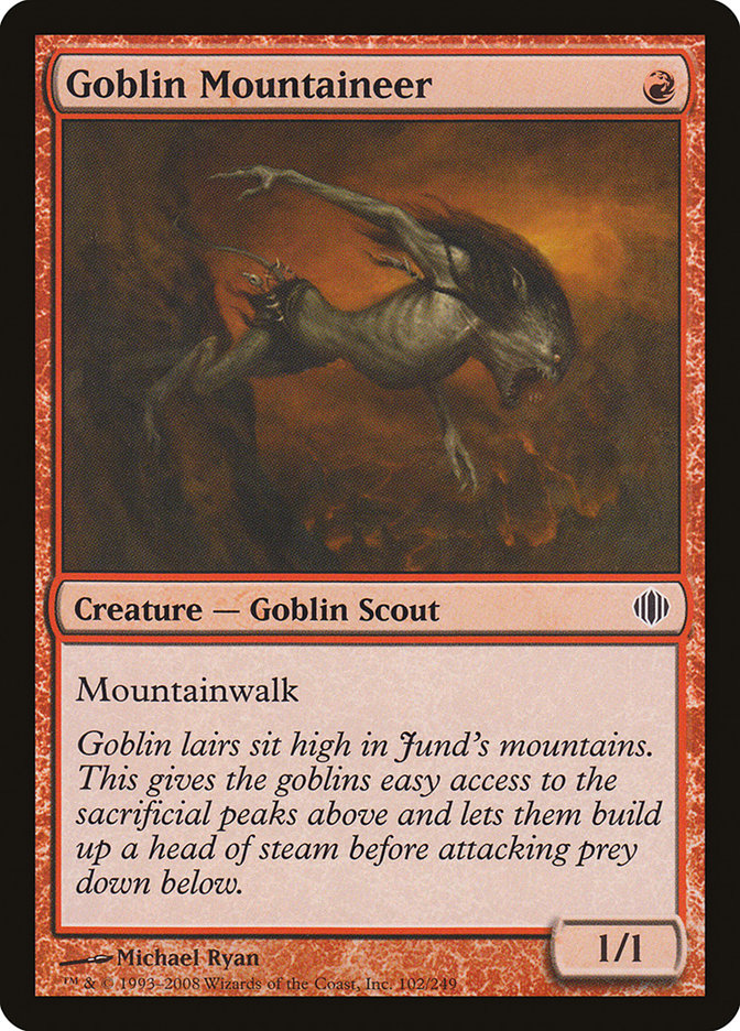 Goblin Mountaineer [Shards of Alara] | Red Riot Games CA