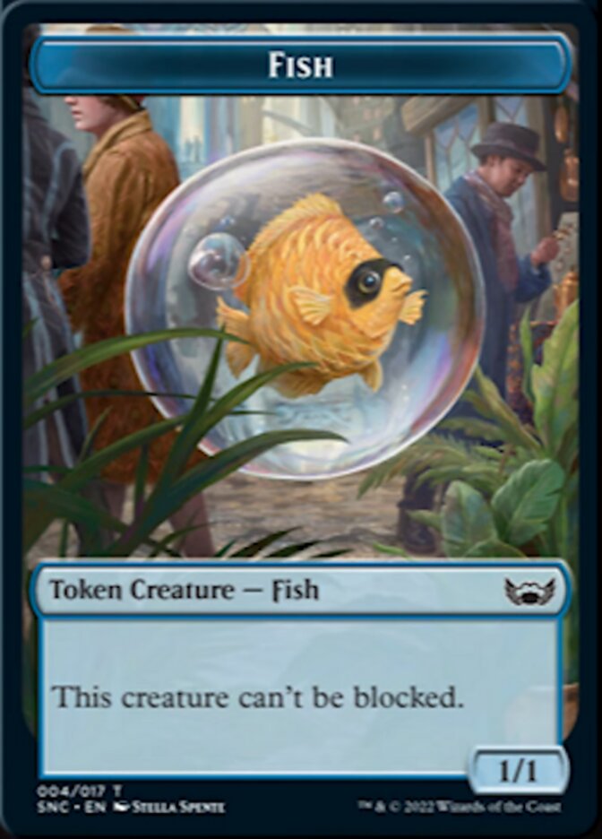 Fish Token [Streets of New Capenna Tokens] | Red Riot Games CA