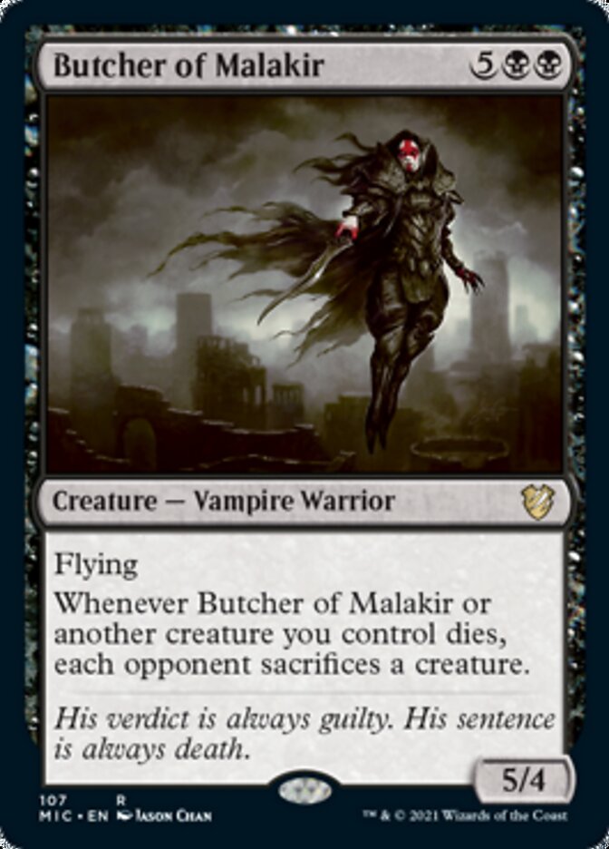 Butcher of Malakir [Innistrad: Midnight Hunt Commander] | Red Riot Games CA