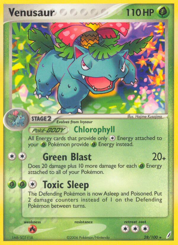 Venusaur (28/100) (Theme Deck Exclusive) [EX: Crystal Guardians] | Red Riot Games CA