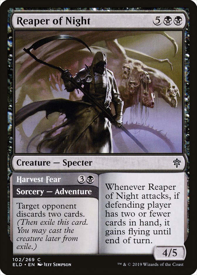 Reaper of Night // Harvest Fear [Throne of Eldraine] | Red Riot Games CA