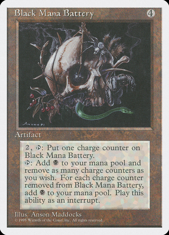Black Mana Battery [Fourth Edition] | Red Riot Games CA