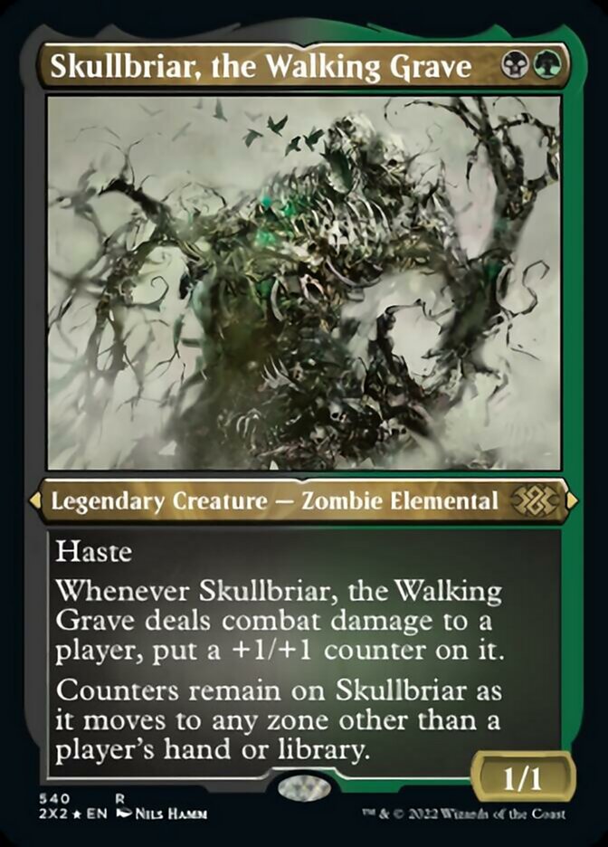 Skullbriar, the Walking Grave (Foil Etched) [Double Masters 2022] | Red Riot Games CA