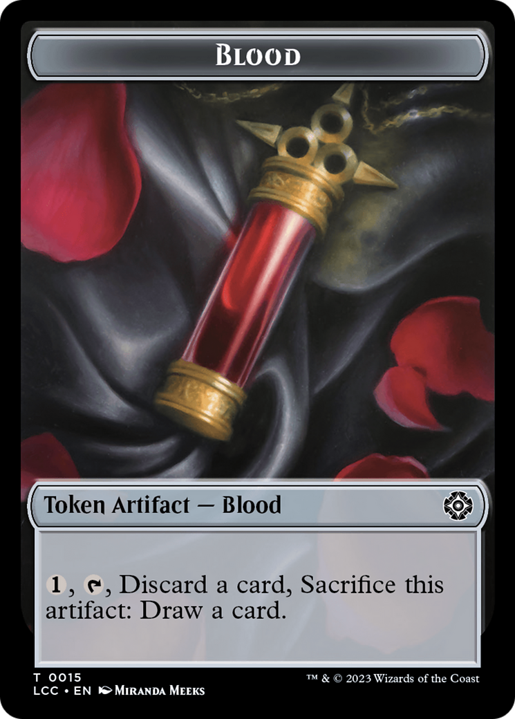 Blood // Vampire (0004) Double-Sided Token [The Lost Caverns of Ixalan Commander Tokens] | Red Riot Games CA