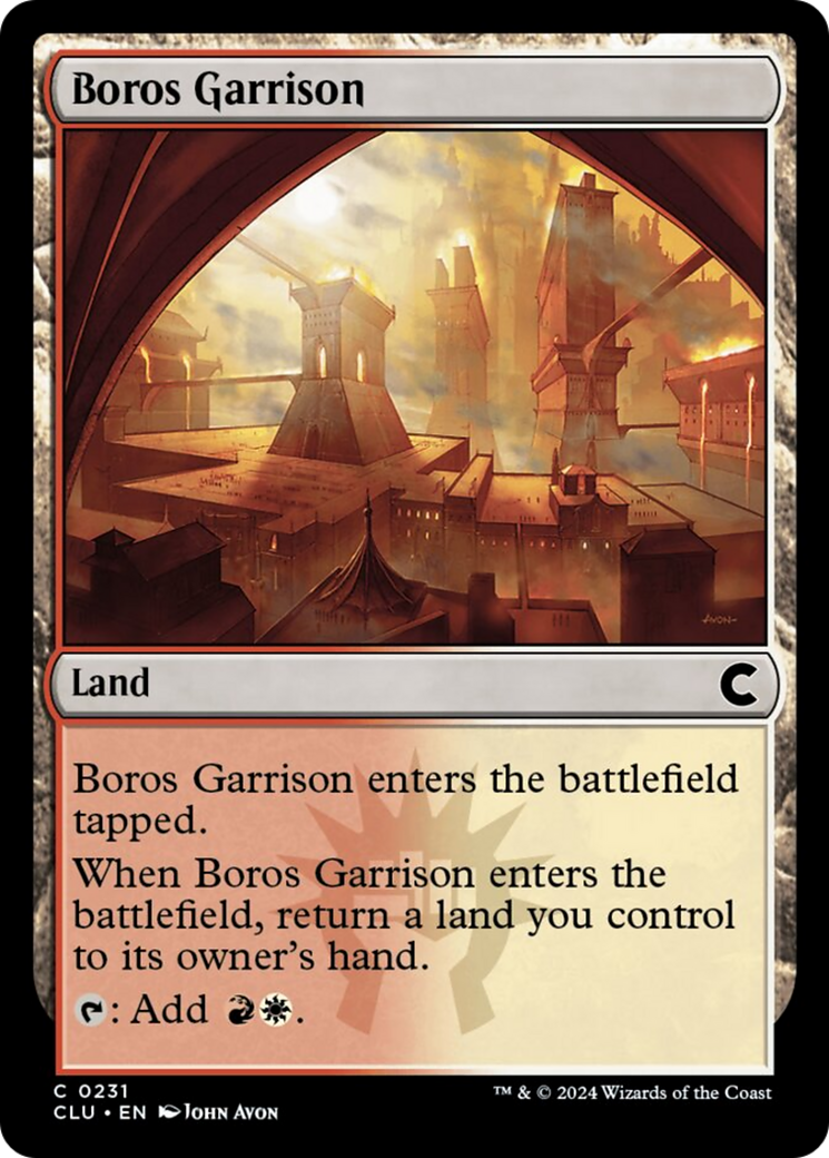 Boros Garrison [Ravnica: Clue Edition] | Red Riot Games CA