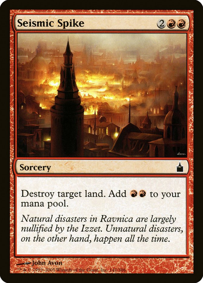 Seismic Spike [Ravnica: City of Guilds] | Red Riot Games CA
