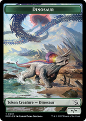Treasure (21) // Dinosaur Double-Sided Token [March of the Machine Tokens] | Red Riot Games CA