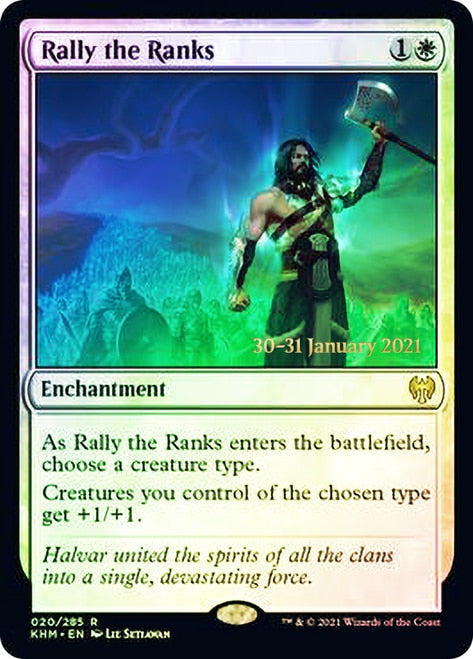 Rally the Ranks [Kaldheim Prerelease Promos] | Red Riot Games CA