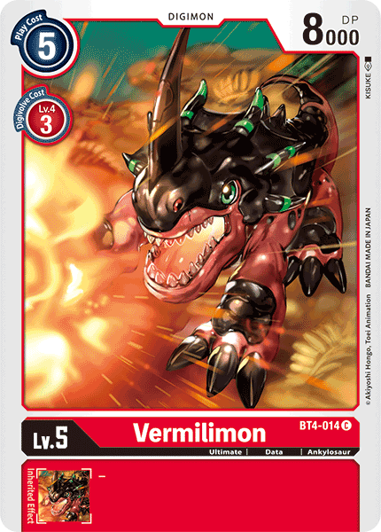 Vermilimon [BT4-014] [Great Legend] | Red Riot Games CA