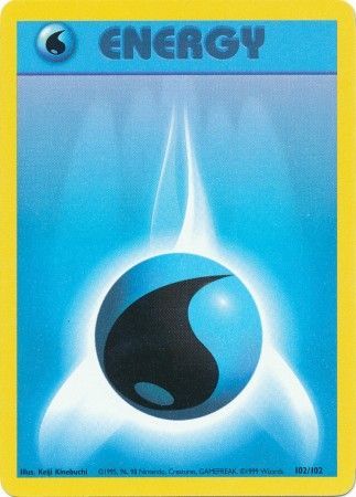 Water Energy (102/102) [Base Set Unlimited] | Red Riot Games CA