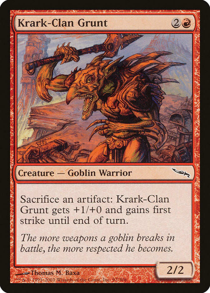 Krark-Clan Grunt [Mirrodin] | Red Riot Games CA