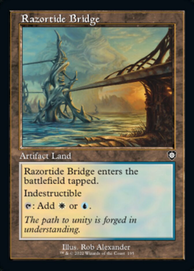 Razortide Bridge (Retro) [The Brothers' War Commander] | Red Riot Games CA