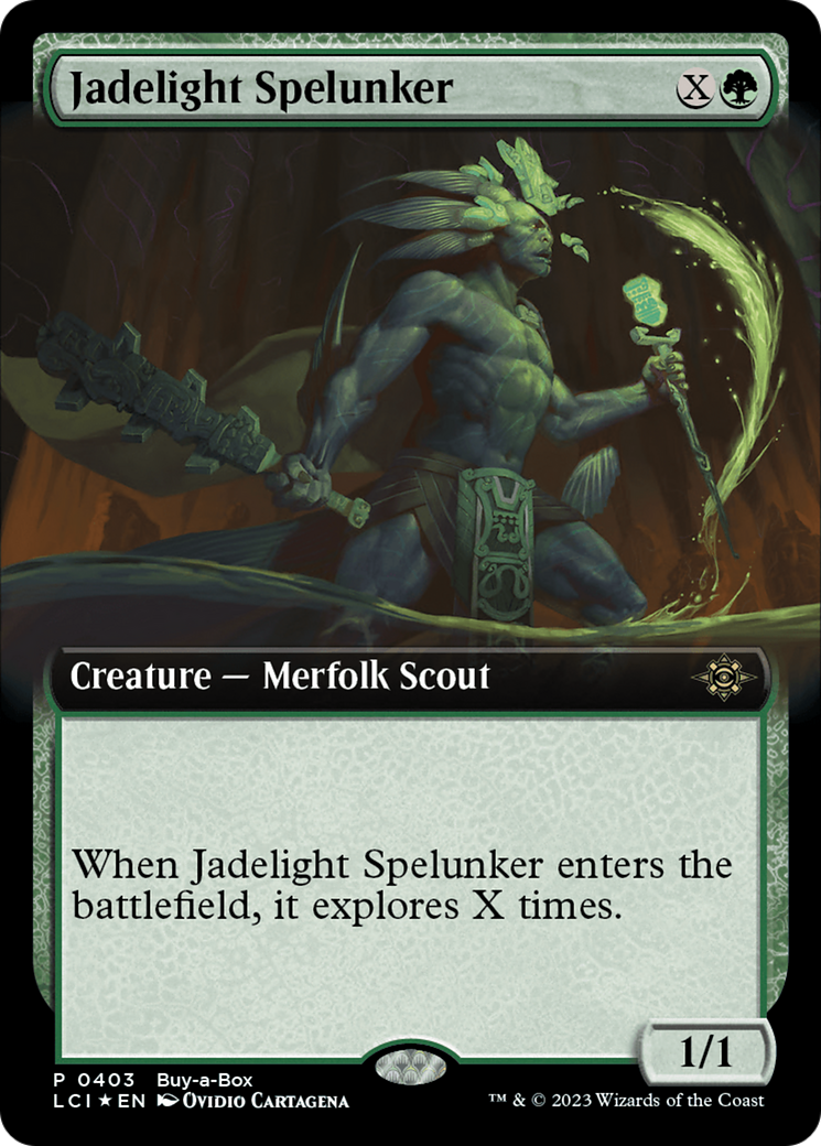 Jadelight Spelunker (Extended Art) (Buy-A-Box) [The Lost Caverns of Ixalan Promos] | Red Riot Games CA