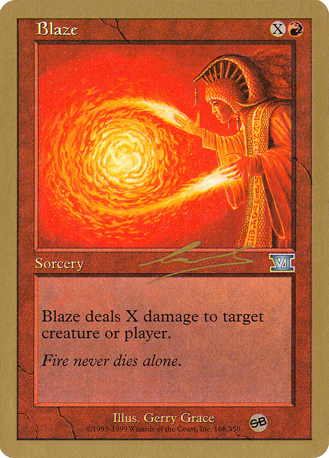 Blaze (Nicolas Labarre) [World Championship Decks 2000] | Red Riot Games CA
