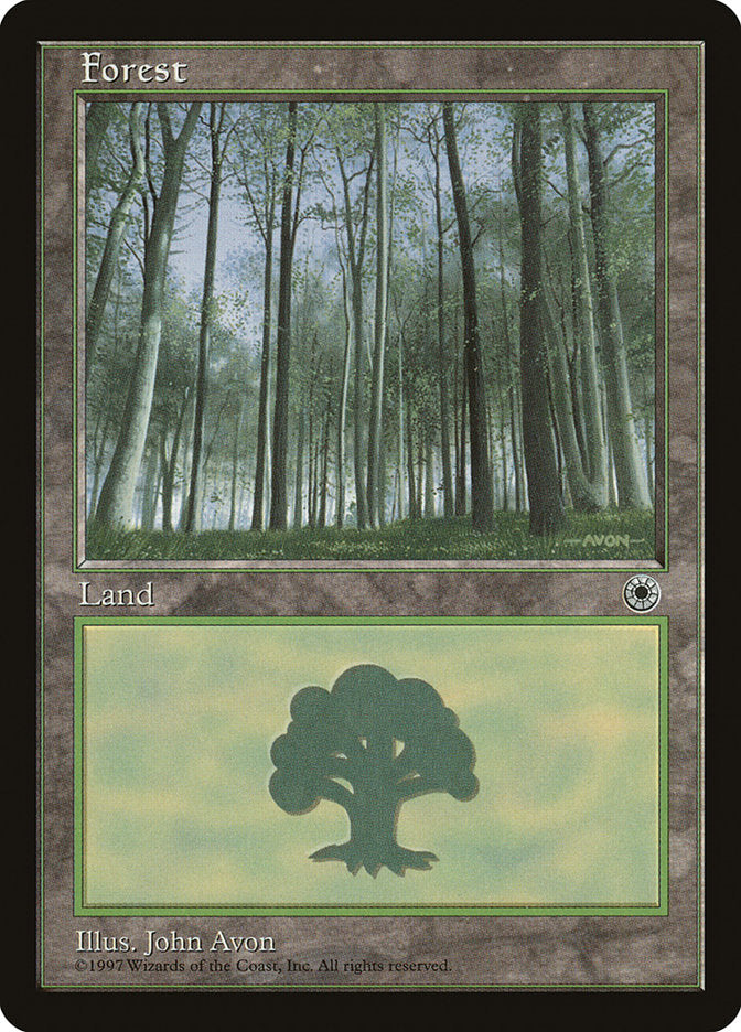 Forest (Green Signature with White Bark Trees) [Portal] | Red Riot Games CA