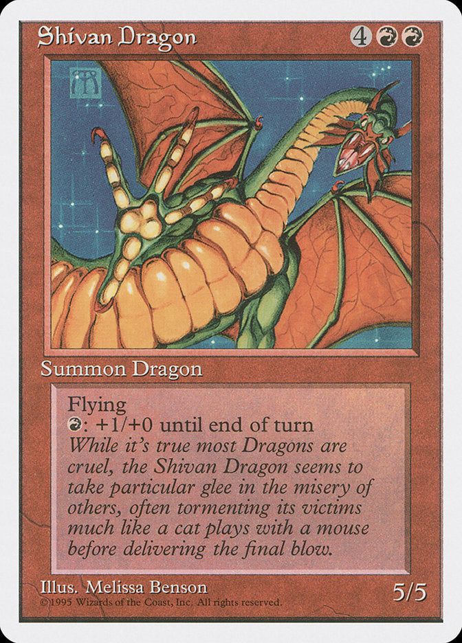 Shivan Dragon [Fourth Edition] | Red Riot Games CA