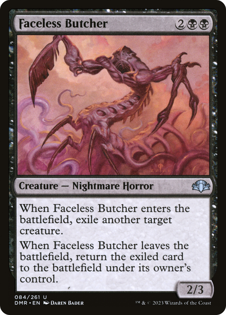 Faceless Butcher [Dominaria Remastered] | Red Riot Games CA