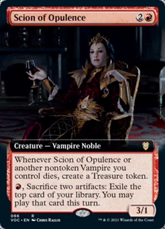 Scion of Opulence (Extended Art) [Innistrad: Crimson Vow Commander] | Red Riot Games CA