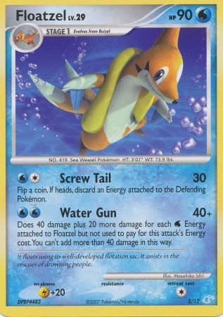 Floatzel (2/12) [Diamond & Pearl: Trainer Kit - Manaphy] | Red Riot Games CA