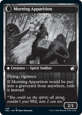 Mourning Patrol // Morning Apparition [Innistrad: Double Feature] | Red Riot Games CA