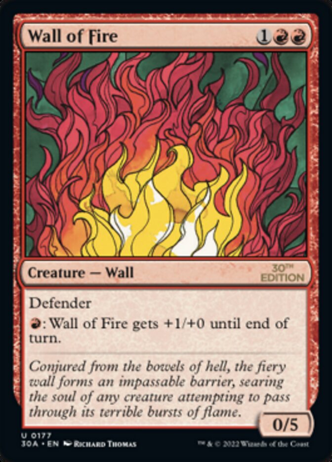 Wall of Fire [30th Anniversary Edition] | Red Riot Games CA